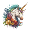 Regenbogen-Einhorn