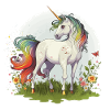 Regenbogen-Einhorn