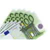 Euro banknotes