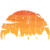Sunset Skyline Silhouette