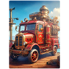 Camion de pompiers steampunk 1.11