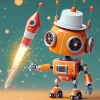 Roboter – startet Silvesterraketen