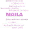 Geschenk für Maila