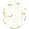 Leave no trace hiking