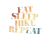 Eat Sleep Hike Repeat Nature