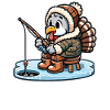 Ice Fishing Thanksgiving Turkey