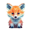 Abstract Baby Animal