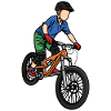 Funny Mountain Bike Boy