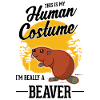Biber Human Costume Halloween Beaver