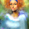 Kreative Powerfrau Digital-Art