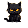 Black cat my little darling