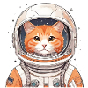 Astronaut Cat