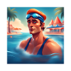 Seaside holidays, swimming, summer holidays