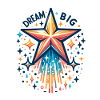 Dream Big - Shooting Star Illustration