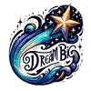 Dream Big - Shooting Star Illustration