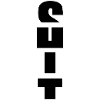 Texte vertical de merde