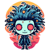 Illustration de zombie mignon