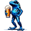 Pfeilgiftfrosch Frosch Bier
