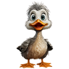 Funny little duckling