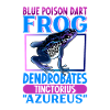 Blue poison dart frog