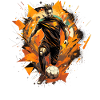 Footballer Orange