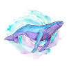 Baleine à bosse aquarelle