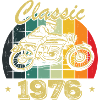 Vintage klassieke verjaardagscadeau geboren in 1976