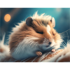 Cute animals doing hibernation – hamster