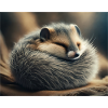Animaux mignons en hibernation – loir