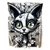 Petit chat domestique mignon