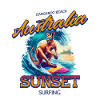 Kangaroo Beach Australia Surfer