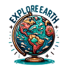 Explore Earth - Erde Illustration