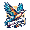 Soar High - Bird Illustration