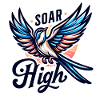Soar High - bird illustration