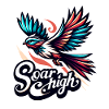 Soar High - bird illustration