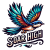 Soar High - illustration d'oiseau