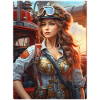 Femme pompier steampunk 1.7