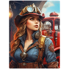 Steampunk Firefighter Woman 1.8