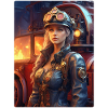 Steampunk Firefighter Woman 1.9