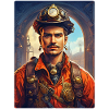 Steampunk Firefighter Man 1.4