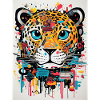 Leopard graffiti