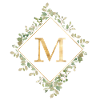 M Monogram Eucalyptus Wreath