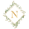 N Monogram Eucalyptus Wreath