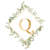 Q Monogram Eucalyptus Wreath