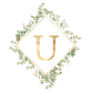 U Monogram Eucalyptus Wreath