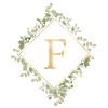 F Monogram Eucalyptus Wreath