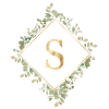 S Monogram Eucalyptus Wreath
