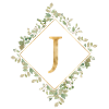 J Monogram Eucalyptus Wreath