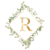 R Monogram Eucalyptus Wreath