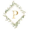 P Monogram Eucalyptus Wreath
